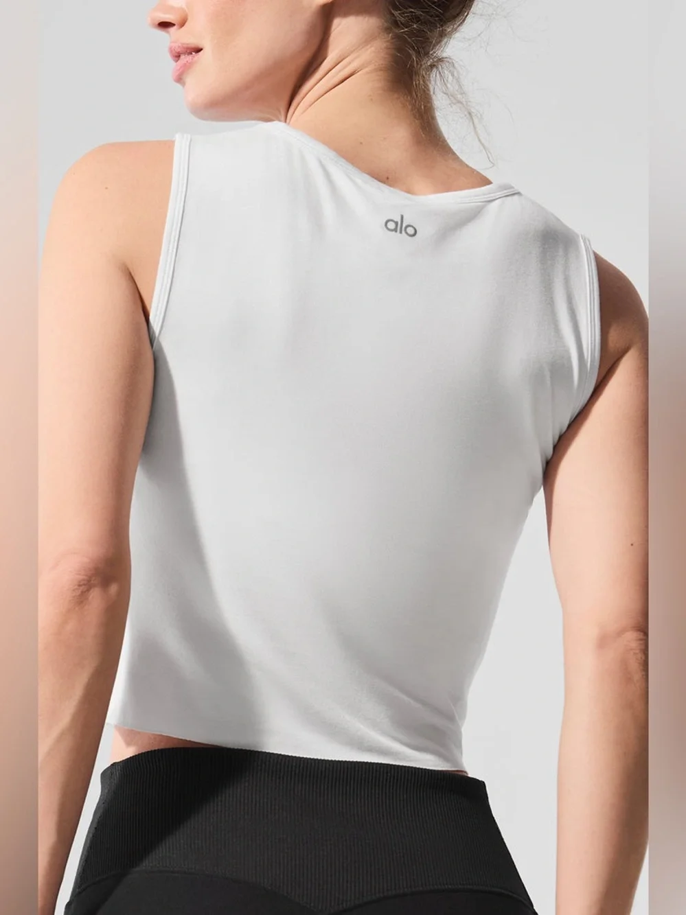 alo yoga Cover Tank White Size small